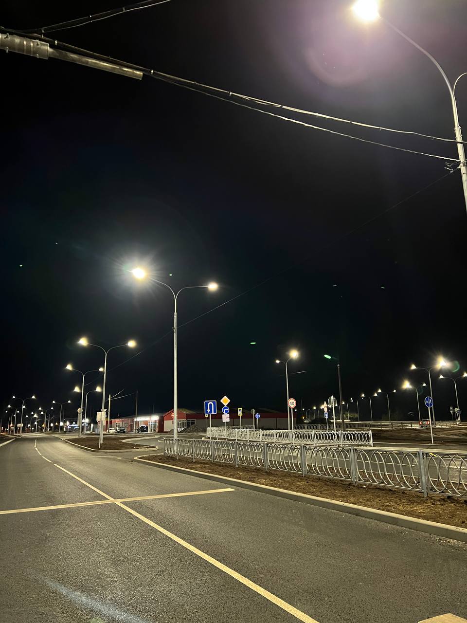 Уличное светодиодное освещение для дорожной развязки от ВСТЗ Луч